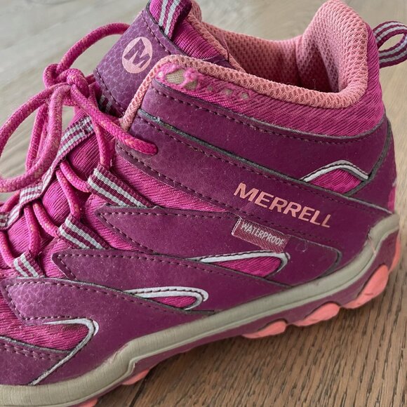 Merrell Girls' Chameleon 7 Access Mid Waterproof Hiking Boot - Picture 6 of 6
